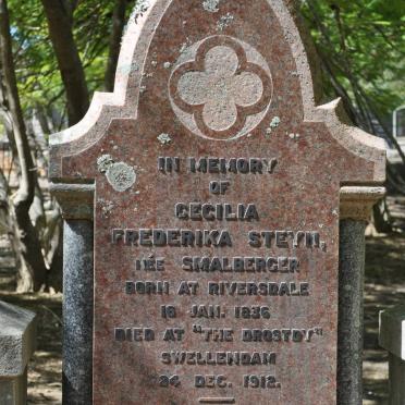 STEYN Cecilia Frederika nee SMALBERGER 1836-1912