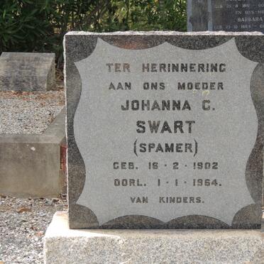SWART Johanna C. nee SPAMER 1902-1964