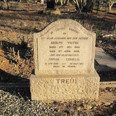 TREU Adolph Victor 1885-1956 &amp; Sophia Cornelia 1893-19??