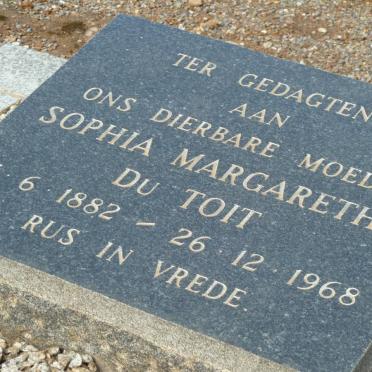 TOIT Sophia Margaretha, du 1882-1968