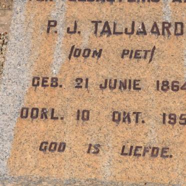 TALJAARD P.J. 1864-1956