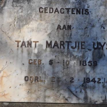 UYS Martjie 1859-1942