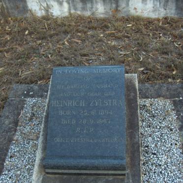 ZYLSTRA Heinrich 1894-1967