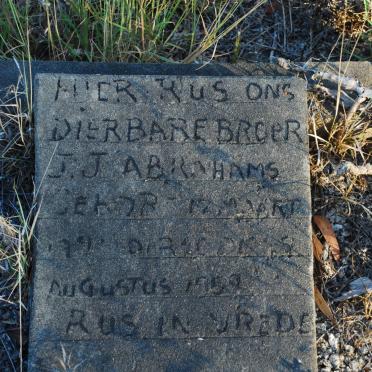 ABRAHAMS J.J. 1???-1959