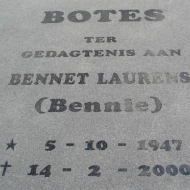 BOTES Bennet Laurens 1947-2000