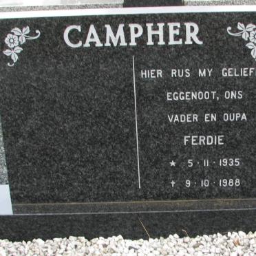 CAMPHER Ferdie 1935-1988