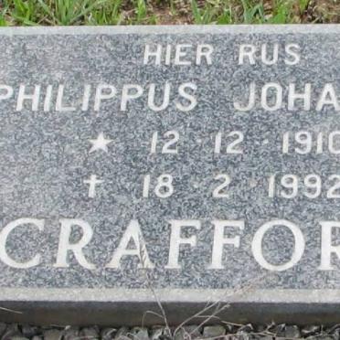 CRAFFORD Philippus Johannes 1910-1992