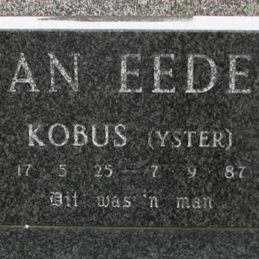 EEDEN Kobus, van 1925-1987