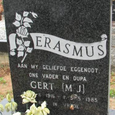ERASMUS M.J. 1916-1985