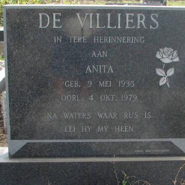 VILLIERS Anita, de 1935-1979