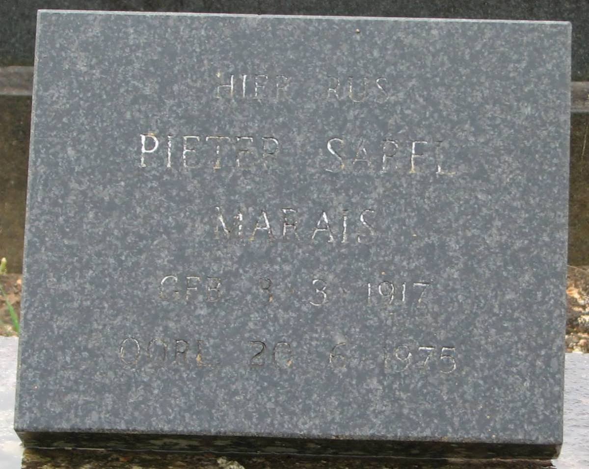 MARAIS Pieter Sarel 1917-1975