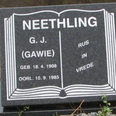 NEETHLING G.J. 1908-1985