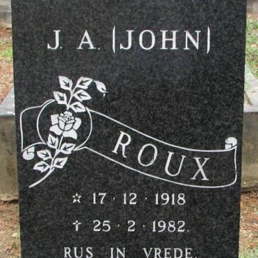 ROUX J.A. 1918-1982