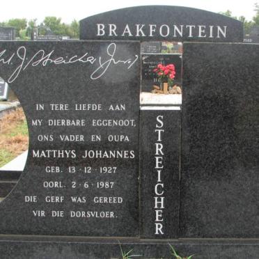 STREICHER Matthys Johannes 1927-1987