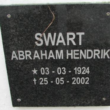 SWART Abraham Hendrik 1924-2002