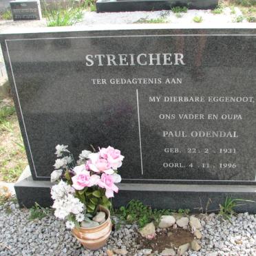 STREICHER Paul Odendal 1931-1996