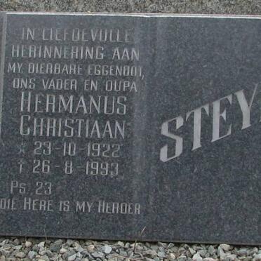 STEYN Hermanus Christiaan 1922-1993