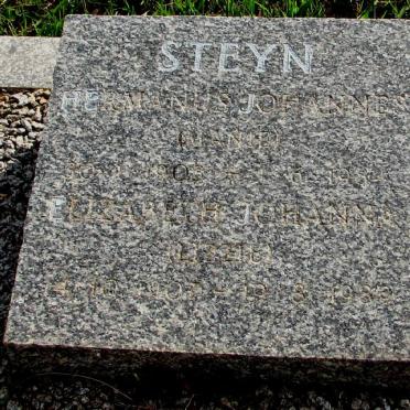 STEYN Hermanus Johannes 1903-198? &amp; Elizabeth Johanna 1907-1989