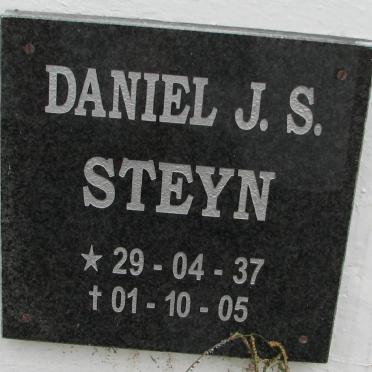 STEYN Daniel J.S. 1937-2005
