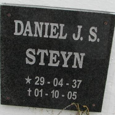 STEYN Daniel J.S. 1937-2005