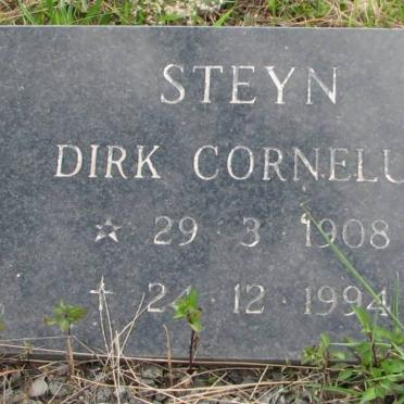 STEYN Dirk Cornelus 1908-1994