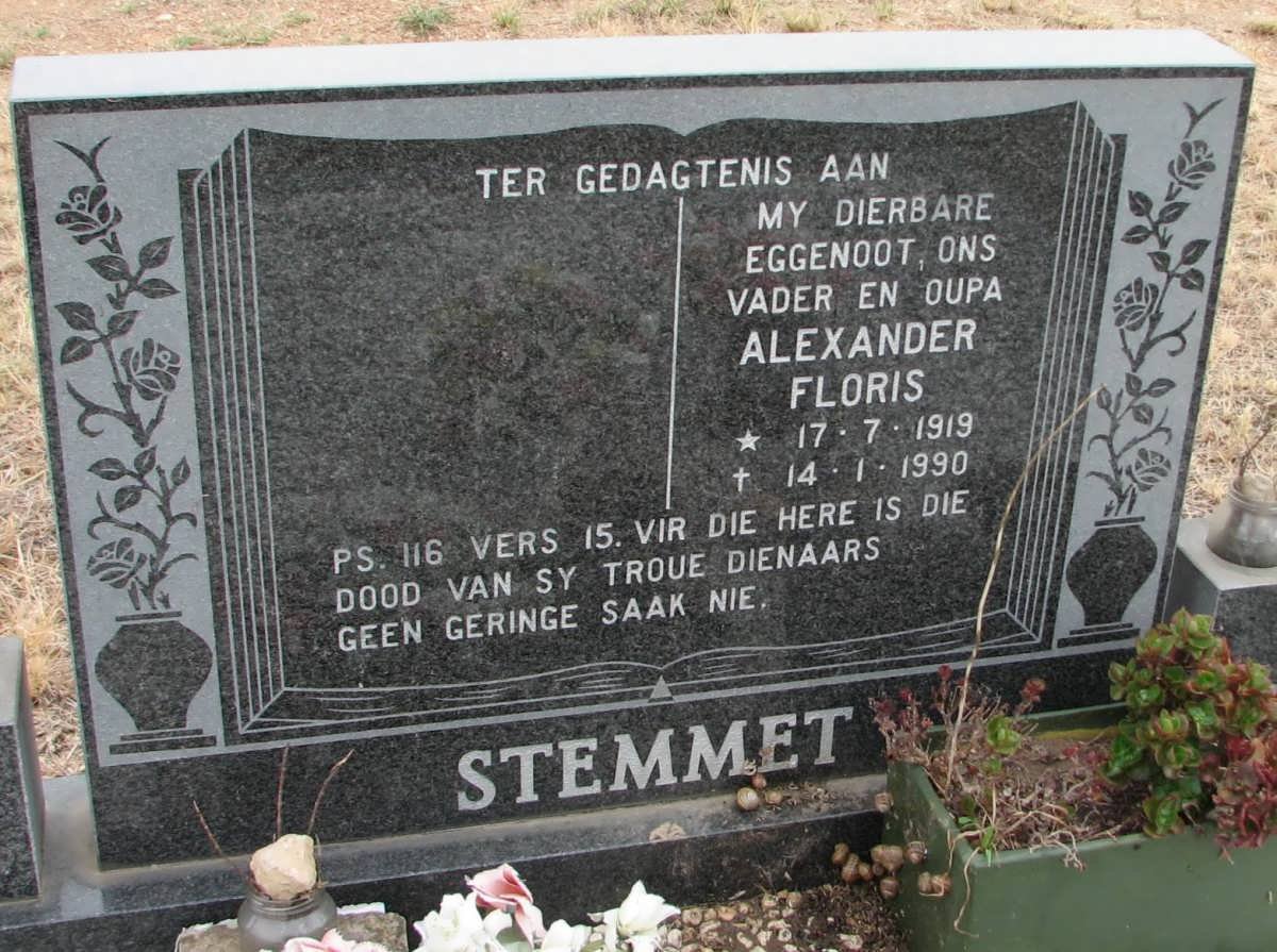 STEMMET Alexander Floris 1919-1990