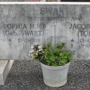 SWART Jacobus N. 1928-1997 &amp; Sophia M.M. SWART 1939-