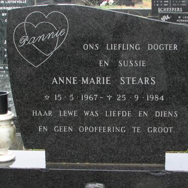 STEARS Anne-Marie 1967-1984