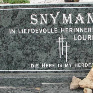 SNYMAN Lourens Marthinus 1930-2002