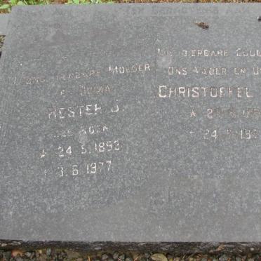 ? Christoffel H.H. 1891-19?? &amp; Hester ? 1893-1977