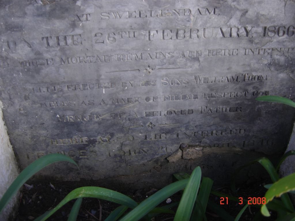 CAIRNCROSS Thomas 1800-1866