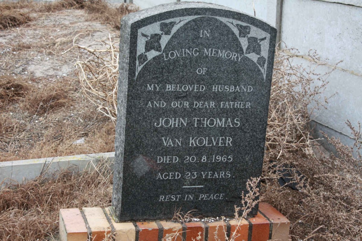 KOLVER John Thomas, van -1965