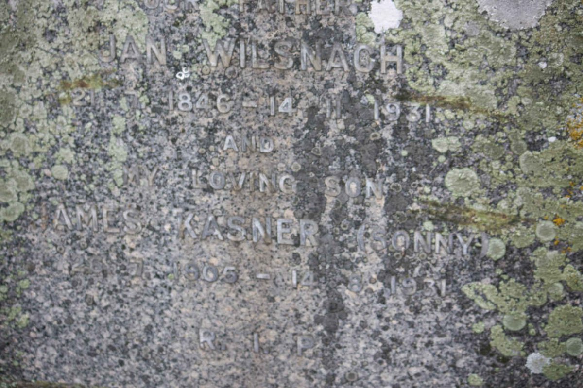 WILSNACH Jan 1846-1931 :: WILSNACH James Kasner 1905-1931