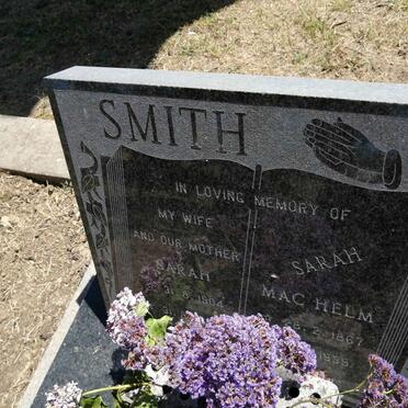 MACHELM Sarah 1867-1939 :: SMITH Sarah 1904-1981