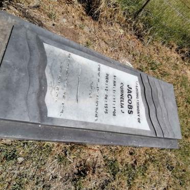 JACOBS Cornelia J. 1908-1985