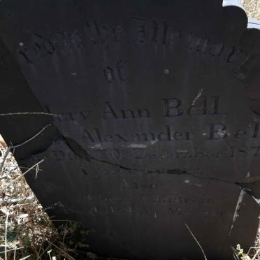 BELL Mary Ann -1872