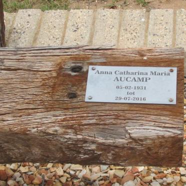 AUCAMP Anna Catharina Maria 1931-2016
