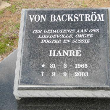 BACKSTRÖM Hanré, von 1965-2003