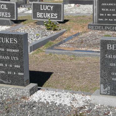 BEUKES Adriaan Uys 1898-1969 &amp; Salome Maria VAN WYK 1902-1974