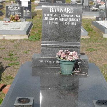 BARNARD Christiaan Rudolf 1941-1995