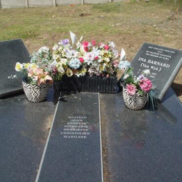 BARNARD Ina nee VAN WYK 1927-2001