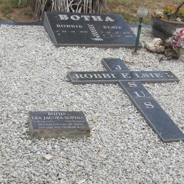 BOTHA Robbie 1945- &amp; Elsie 1942-2005 :: BOTHA Lea Jacoba Sophia 1919-2014