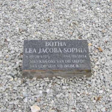 BOTHA Robbie 1945- &amp; Elsie 1942-2005 :: BOTHA Lea Jacoba Sophia 1919-2014 