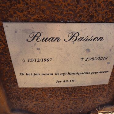 BASSON Ruan 1967-2018