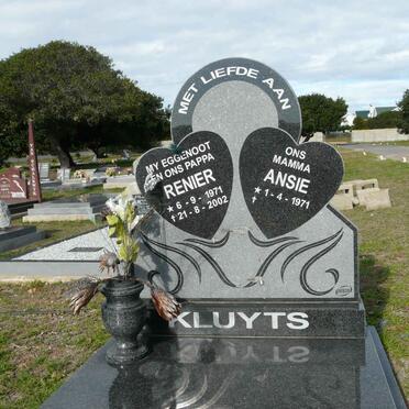 CLUYTS Renier 1971-2002 &amp; Ansie 1971-