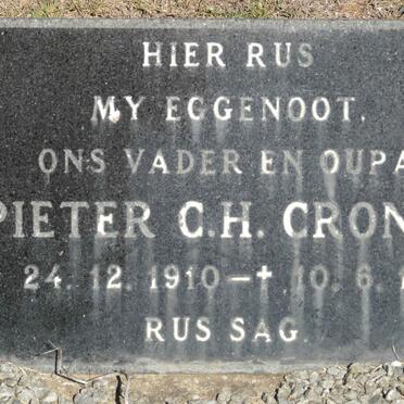CRONJE Pieter 1910-1970 & Margaret 1915-2012 _2