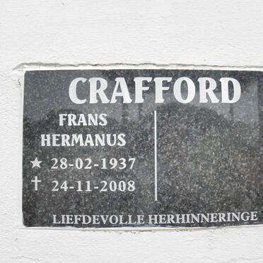CRAFFORD Frans Hermanus 1937-2008