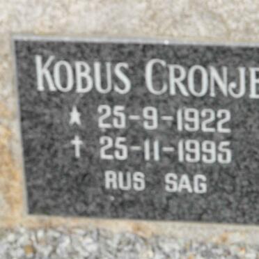 CRONJE Kobus 1922-1995