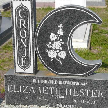 CRONJE Elizabeth Hester C. 1948-1996