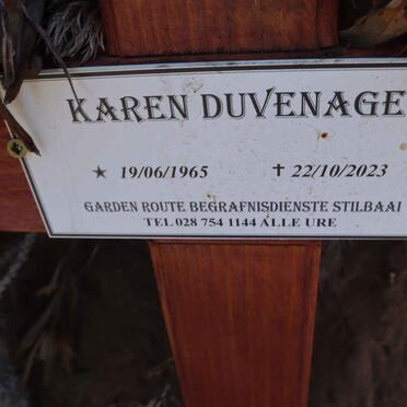 DUVENAGE Karen 1965-2023